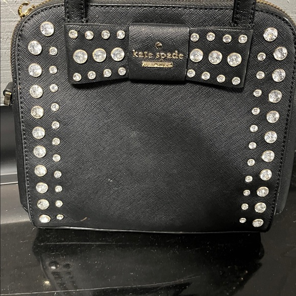 Kate Spade Black Studded Satchel - Picture 14 of 15